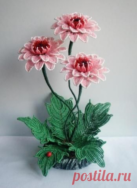 (64) Герберы | Beaded flowers