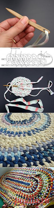 Toothbrush rugs - I've made one from old sheets and fabric. Super easy! | For the Home