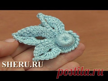 Объёмные лепестки в цветочном элементе
