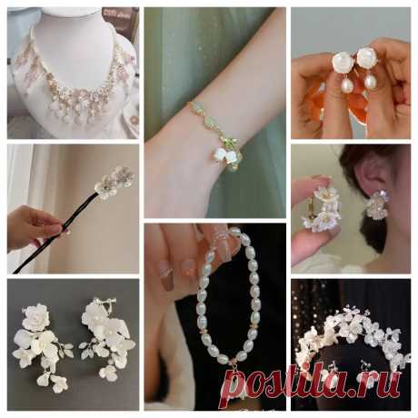Бусины-подвески из ракушек и натуральных жемчужин | AliExpress