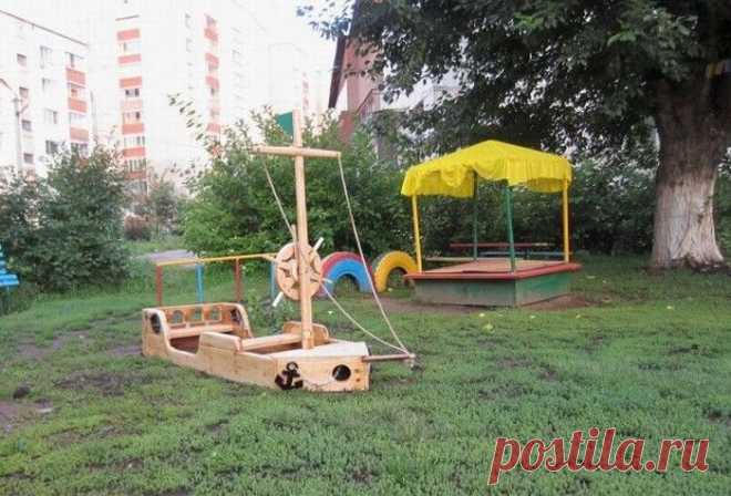 Корабль для детской площадки