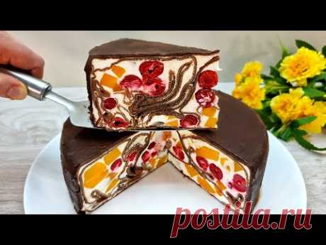 Вкусный торт из самых простых ингредиентов.