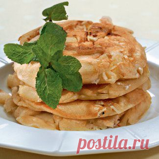 Блинчики с яблочным припеком, десерт. Пошаговый рецепт с фото