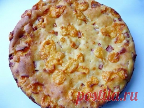 Очень быстрый рецепт: пирог с колбасой и сыром на кефире — Фактор Вкуса