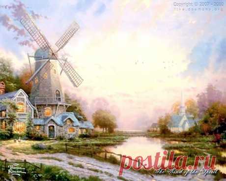 живопись Thomas Kinkade - 69 фото. Фотографии Валентин Иванов.
