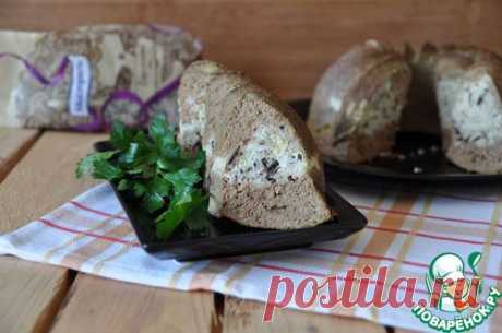 Печёночный пирог с рисом и сыром - кулинарный рецепт