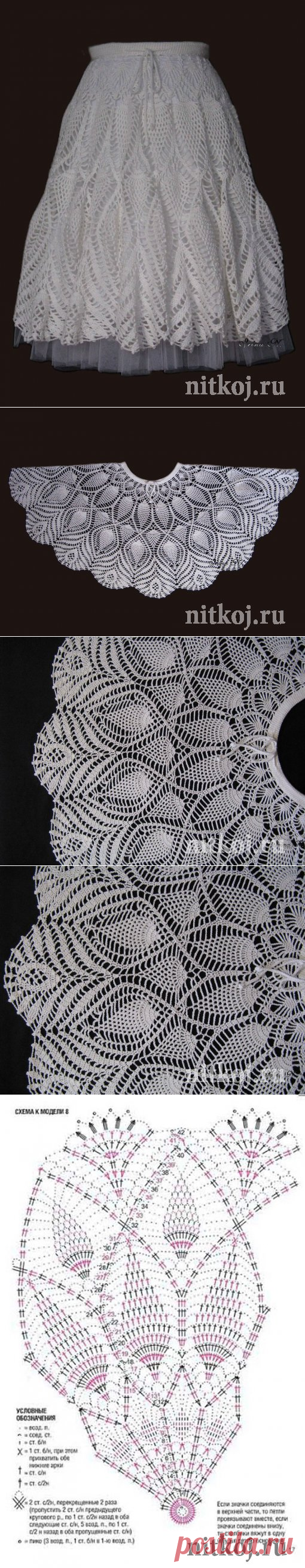 Юбка ИрЛандии » Ниткой - вязаные вещи для вашего дома, вязание крючком, вязание спицами, схемы вязания