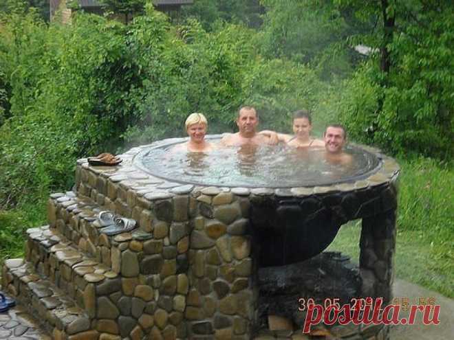Теплый бассеин