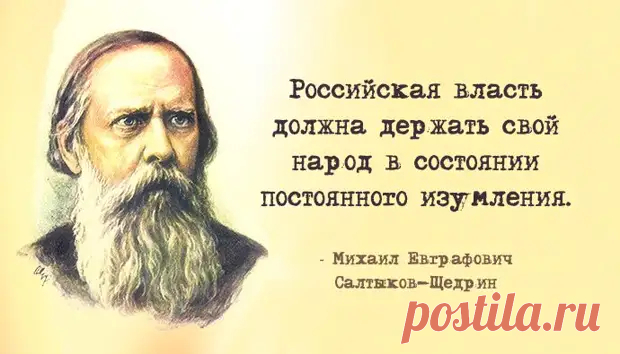 (99+) 20 метких цитат Салтыкова-Щедрина: не в бровь, а в глаз! - ♀♂ Гостиная для друзей - 6 августа - 43715009874 - Медиаплатформа МирТесен