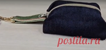 4 Идеи из старых джинсов. Шьём красивые кошельки своими руками!