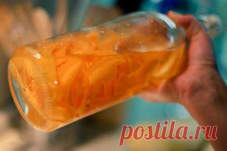 Приготовьте сейчас, чтобы к Новому году угостить ароматным и вкусным напитком - Оранчелло!