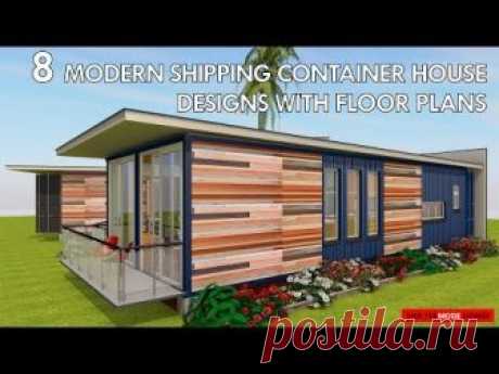 Best 8 MODERN Shipping Container HOUSE DESIGNS with FLOOR PLANS by ShelterMode
