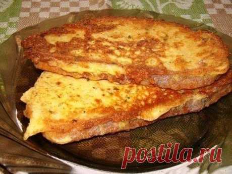Гренки сырные