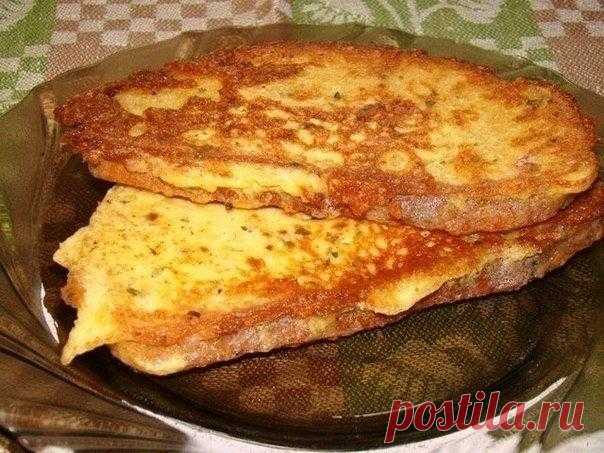 Гренки сырные