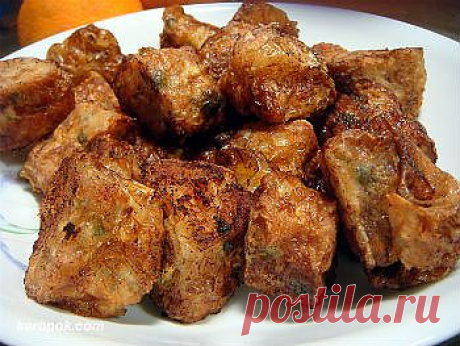 Шашлык с соусом из киви в мультиварке