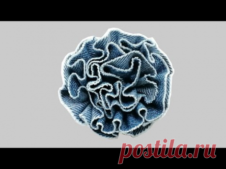 Цветок из ткани. Мастер класс | Flower made of fabric. DIY