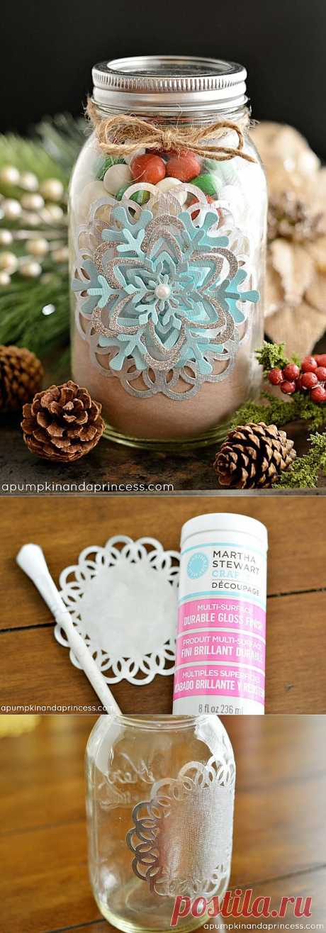 Hot Cocoa Mason Jar Gift - A Pumpkin And A Princess