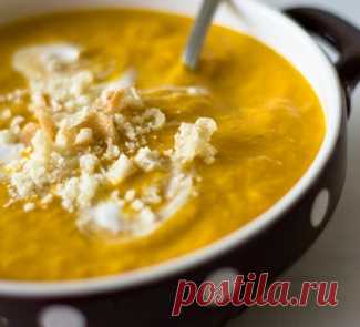 Крем-суп из тыквы. Пошаговый рецепт с фото на Gastronom.ru