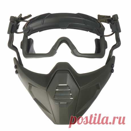 Military tactical multi-dimensional half face mask breathable cs cosplay costume Sale - Banggood.com