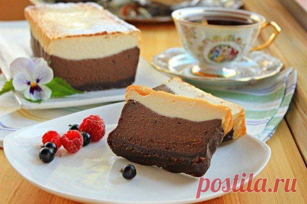 Шоколадно-кофейный сырник.