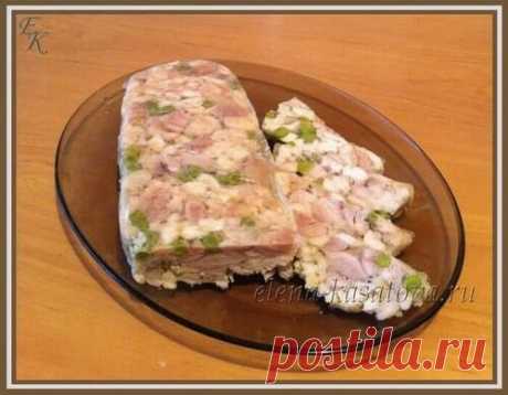 Рецепт куриного рулета с желатином в духовке