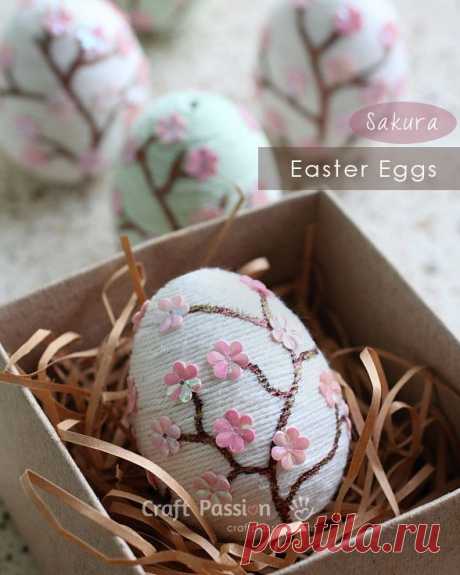 DIY Easter Egg Sakura Style