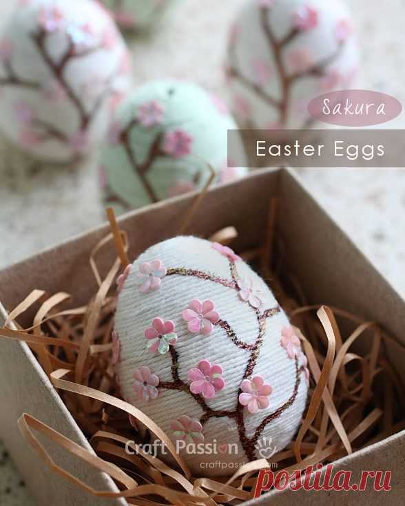 DIY Easter Egg Sakura Style