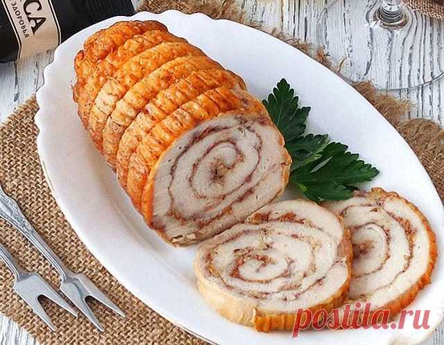Рулет из курочки «Столичный» — ДОМАШНИЕ