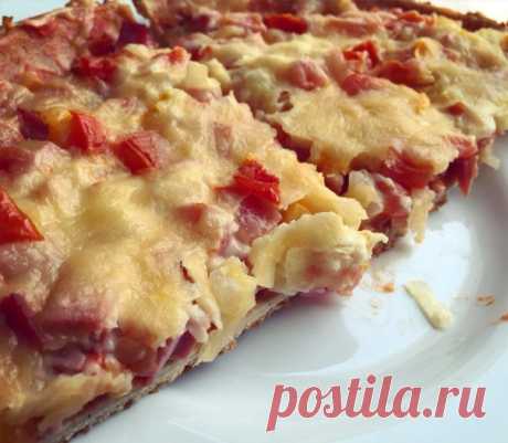 -пицца на сковороде 👈🏻
Без отрубей 👍🏻
Не отличить от настоящей пиццы 🍴