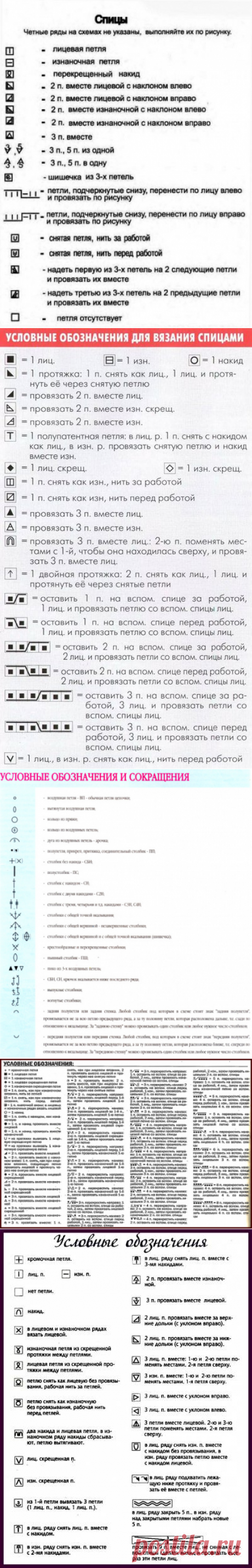 ВЯЗАНИЕ(ЧТЕНИЕ СХЕМ УСЛОВНЫЕ ОБОЗНАЧЕНИЯ) | Записи в рубрике ВЯЗАНИЕ(ЧТЕНИЕ СХЕМ УСЛОВНЫЕ ОБОЗНАЧЕНИЯ) | Дневник Луннаявода