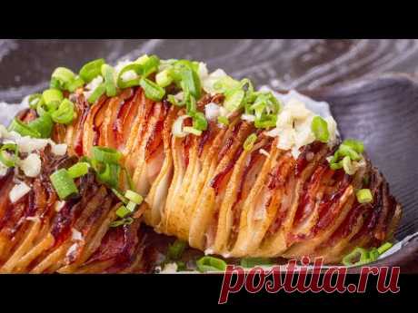 Жареная Картошка в духовке. Особый вкус и простейшее приготовление. Хассельбек.