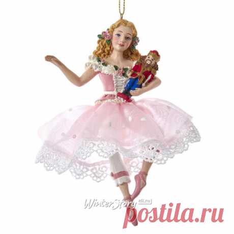 Елочная игрушка Клара с Щелкунчиком - Meilleur Ballet 13 см, подвеска купить в интернет-магазине Winter Story eli.ru, E0732C