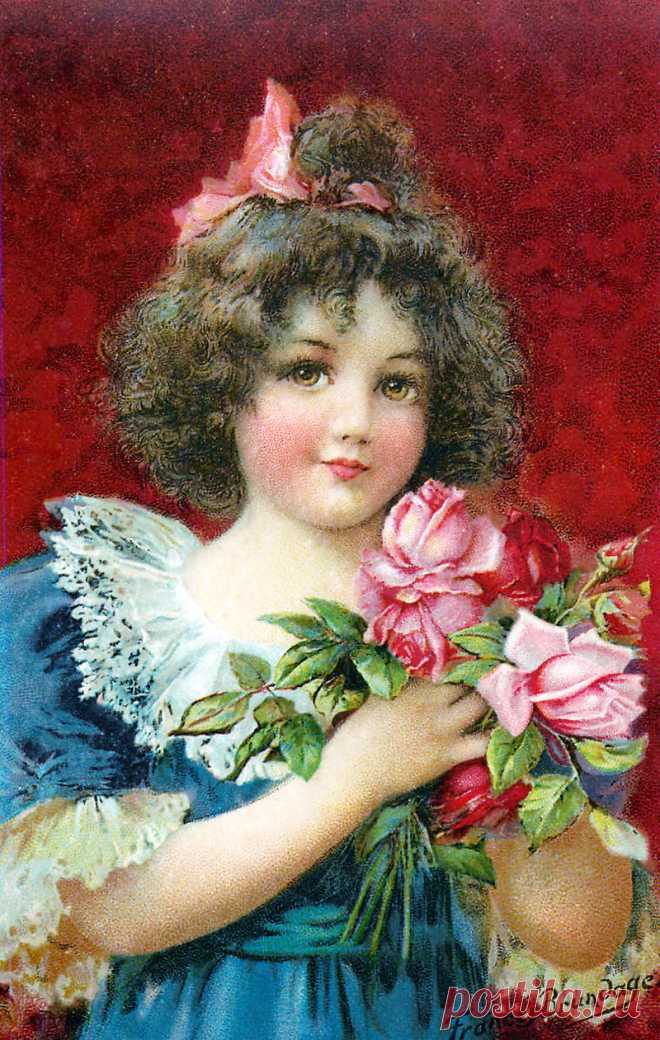 Винтажные картинки и открытки. Художница Frances Brundage. Часть 1.