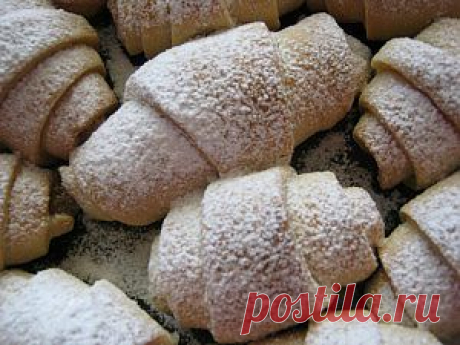 Рогалики с мармеладом, очень нежные и вкусные!