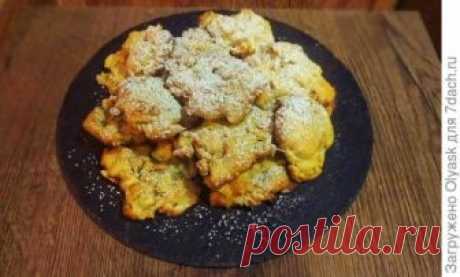Домашнее печенье с орехами и яблоками - ленивый рецепт для сладкоежек