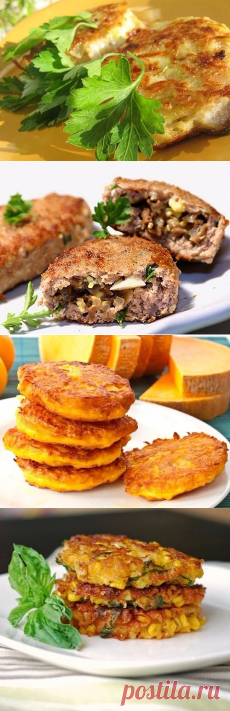 10 ВКУСНЫХ РЕЦЕПТОВ КОТЛЕТ БЕЗ МЯСА