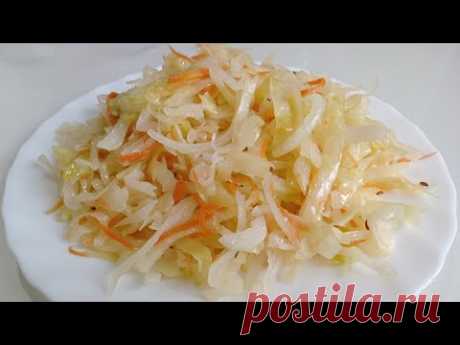 КВАШЕНАЯ КАПУСТА/Самый лучший и быстрый рецепт/Всегда вкусная и хрустящая домашняя квашеная капуста/
