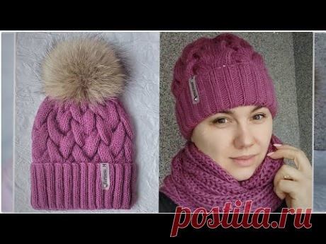 Твоя идеальная шапка.  Мастер-класс шапка спицами.