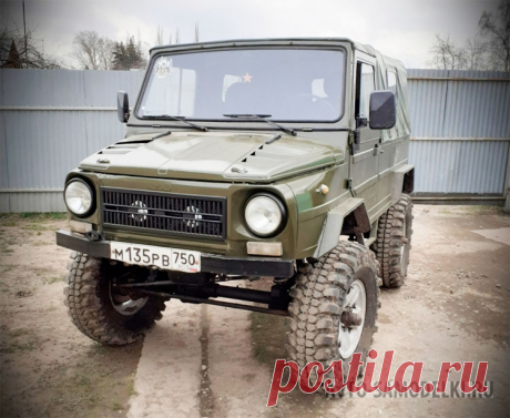 Авто самоделка ЛуАЗ с двигателем ВАЗ-2106 и военными мостами (29 фото) Самодельный внедорожник, построенный на базе автомобиля ЛуАЗ-969 с двигателем ВАЗ-2106 и военными мостами