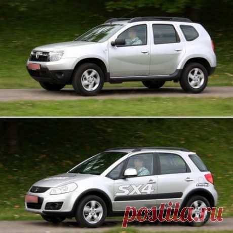Dacia Duster 1,6 4x4 против Suzuki SX4 1,6 4WD
