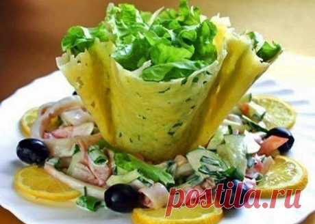 Сырные корзинки | Банк кулинарных рецептов