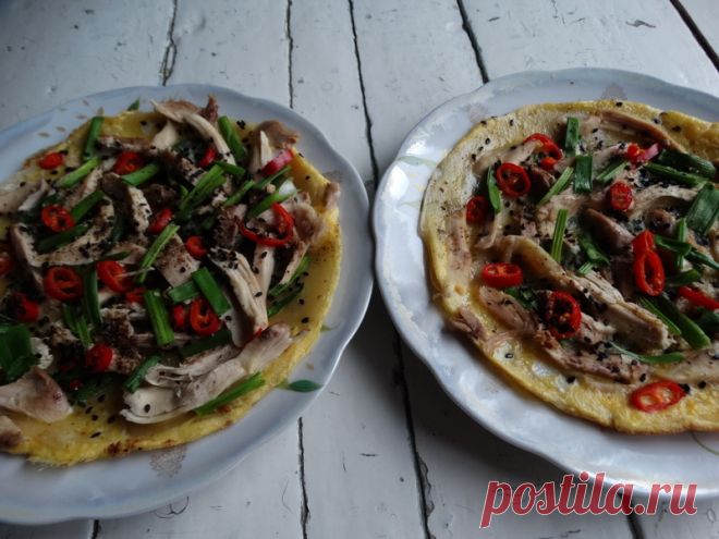 «Корейские» блины. Классные, вкусные и красивые - Ваши любимые рецепты - медиаплатформа МирТесен Это блюдо готовится просто и невероятно быстро. Быстрее только съедается! Но есть еще один плюс таких блинов – экономичность! Поверите, но из одного яйца, небольшого количества мяса и 3 столовых ложек муки я готовлю сытных 2 (!) блина!!! Как не любить такие рецепты? Они у меня на особом счету: их я...