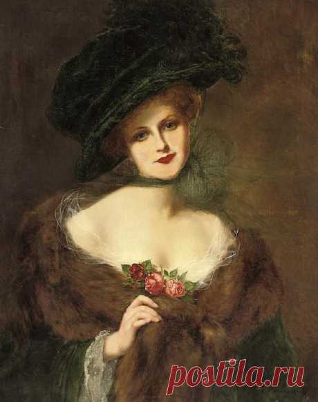 François Martin-Kavel (French, 1861-1931) был одним из самых популярных живописцев женского образа своего времени. - День вдохновения