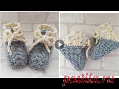 универсальные бесшовные пинетки на двух спицах/baby booties knitting/Babyschuhe stricken Ссылка на инстаграм: Ссылка на интернет магазин: Бесшовные пинетки со схемой. Часть 1: Бесшовные пинетки со схемой. Часть 2.: Нарядные пинетки на дево...