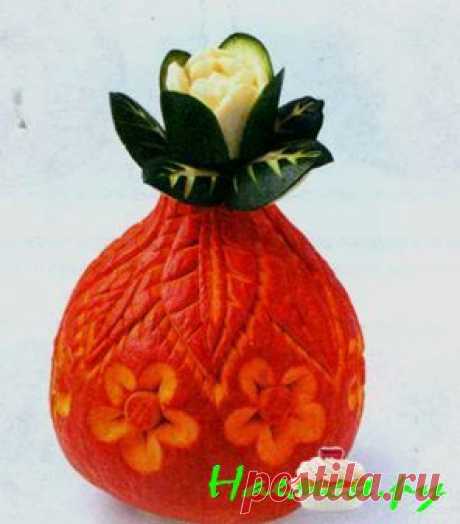 Ваза из тыквы » Наемся.ру