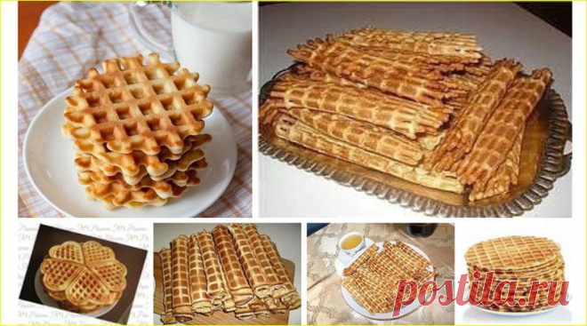 30 Рецептов вафель для электровафельницы