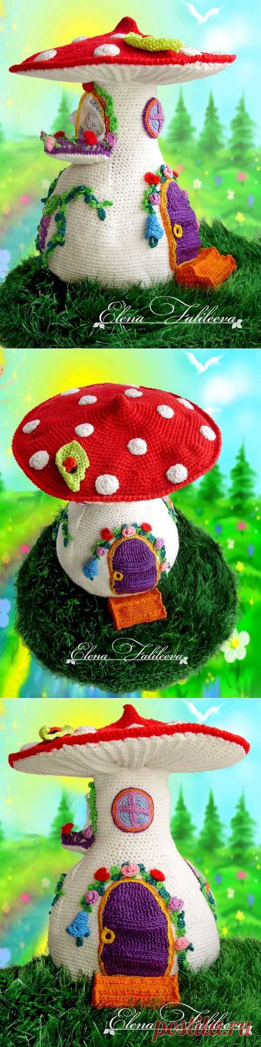 Сказочный грибной домик :))