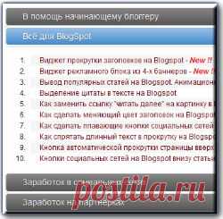 Как создать оригинальную карту блога на Blogspot :: Заработок в интернете!