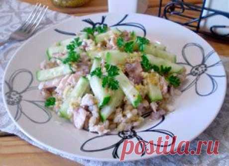 Рыбный салат с перловкой | Рыба в духовке — рецепты