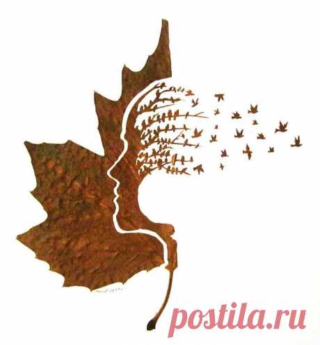 Потрясающие “картины”, вырезанные из обычных опавших листьев » ОКО ПЛАНЕТЫ информационно-аналитический портал